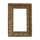 Gilded wooden and stucco frame