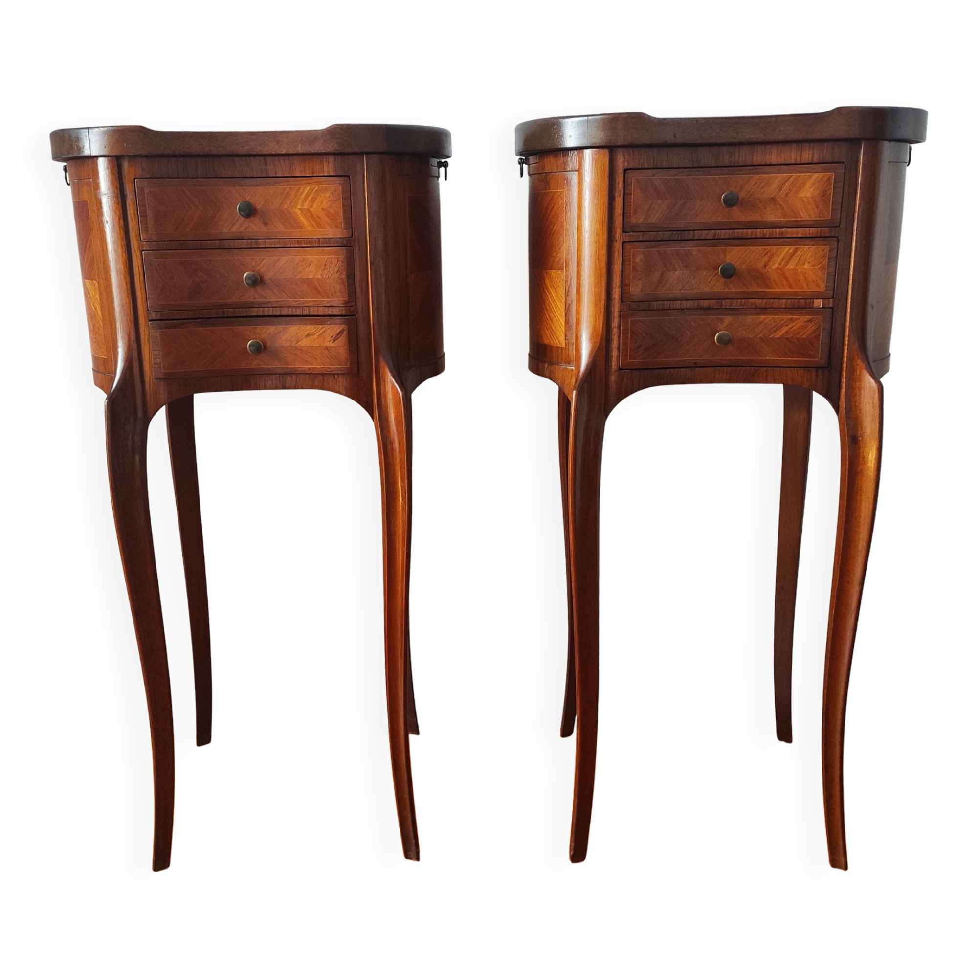 Pair of Louis XV style bedside tables