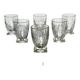Set of 6 Art Deco glasses – tulip-shaped