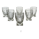 Set of 6 Art Deco glasses – tulip-shaped