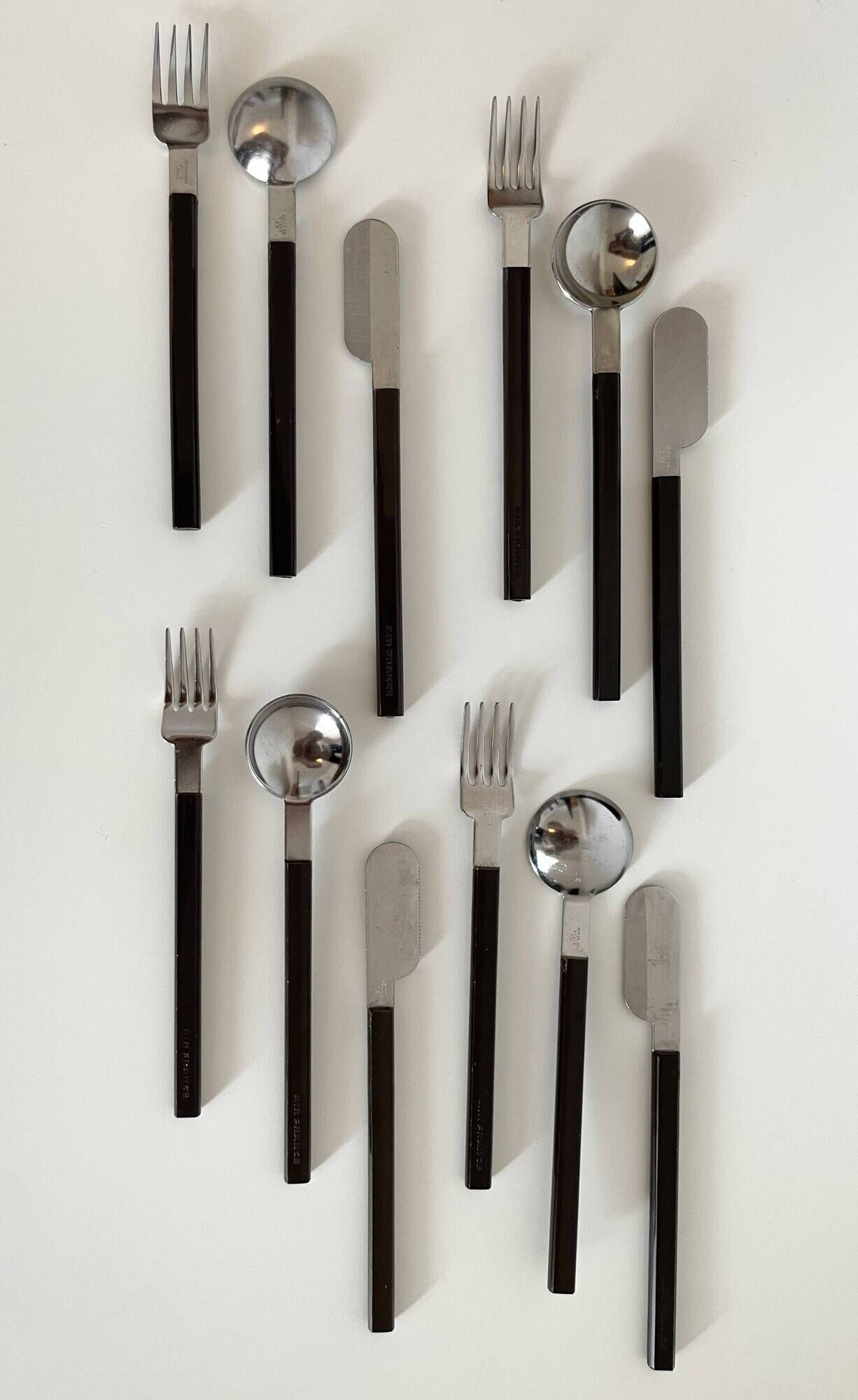 Set of 12 Concorde cutlery by Raymond Loewy