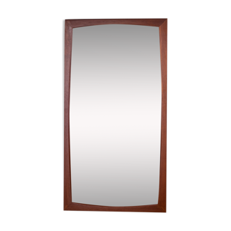 Danish mirror with frame in teak, 1960s