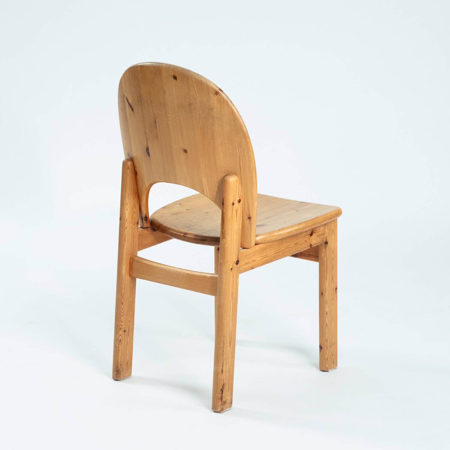Glostrup Danish pine tulip dining chairs, Niels Koefoed, Denmark 1970s