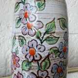 Large ceramic roller vase from Vallauris, 1960s