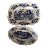 Sarreguemines dish and ramekin