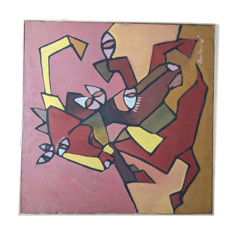 Tableau moderne style cubisme