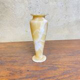Egyptian Art Deco Alabaster Vase