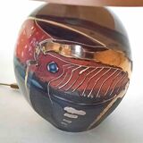 Vintage ceramic table lamp Height 61 cm