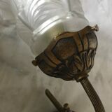 Swan collar wall light