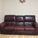 Genuine leather sofa