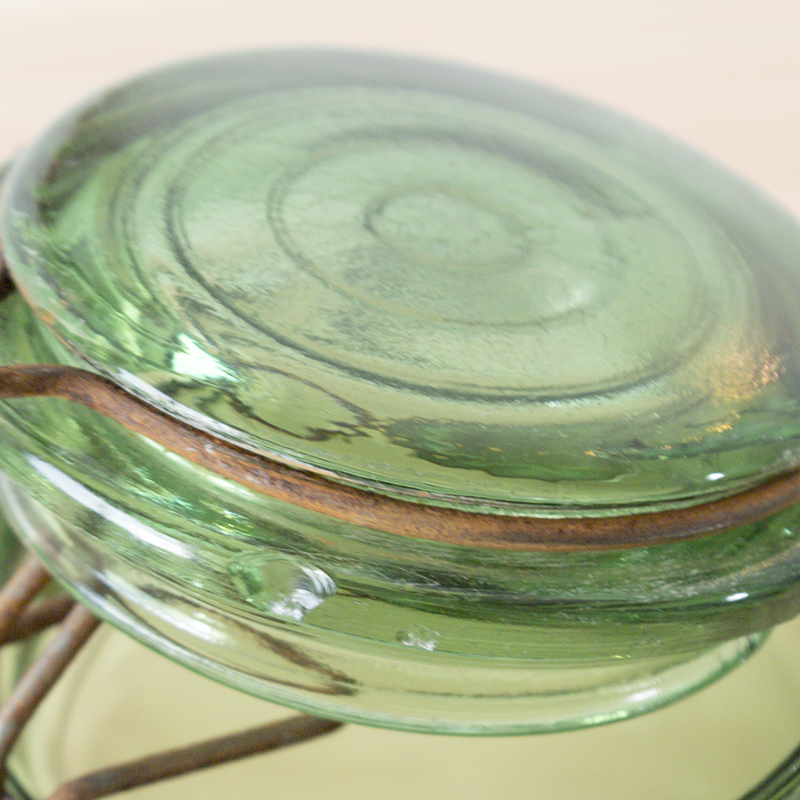 Durfor old glass jar