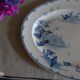 Plat ovale GIEN «Vol d’oiseaux». Vaisselle 1900 Art Nouveau.