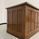 Oak and veneer counter or desk