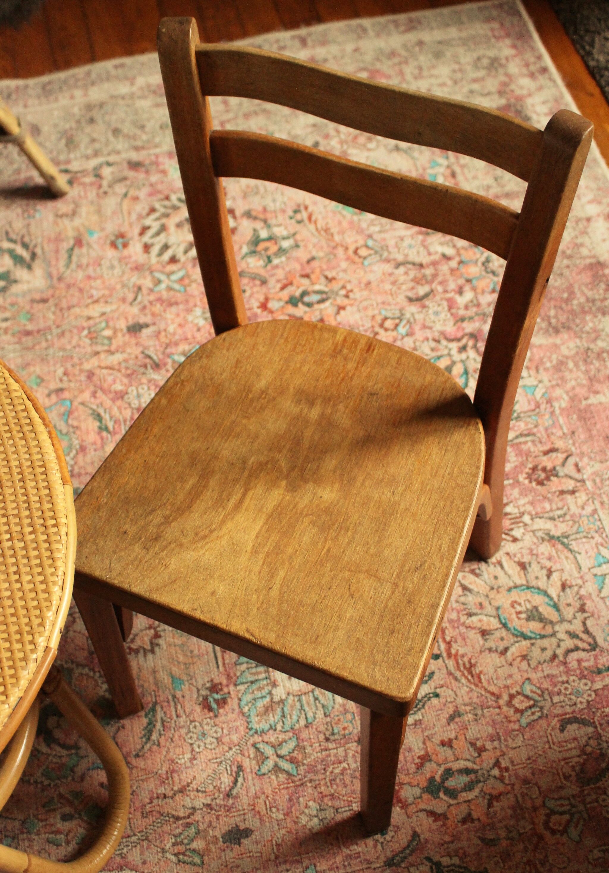 Chair bistro child wood