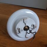 Opaline glass wall lamp