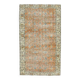 Tapis turc Oushak vintage en laine fait main