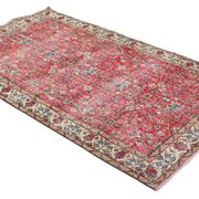 Anatolian handmade vintage rug 250 cm x 151 cm