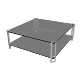 Large coffee table by Peter Ghyczy, model T24 (120x120x45)