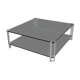 Large coffee table by Peter Ghyczy, model T24 (120x120x45)