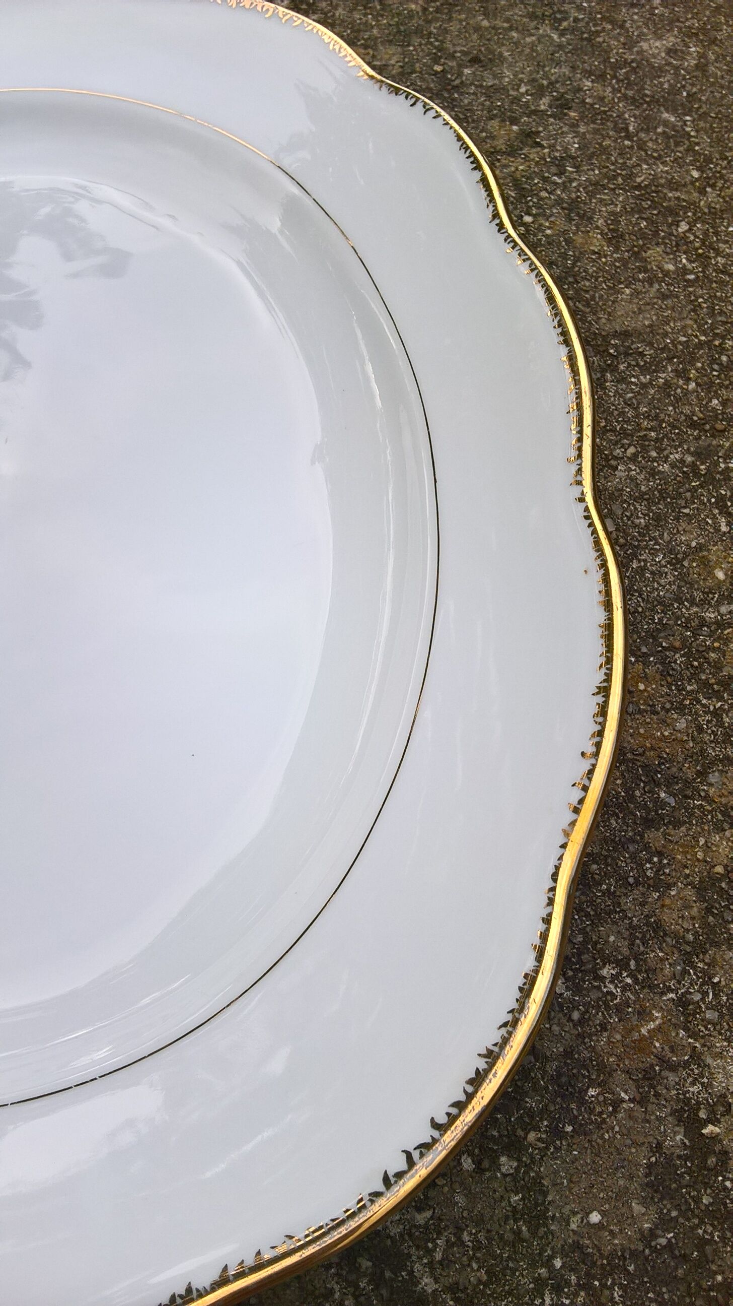 Porcelain serving dish S.F.P. French Porcelain Company