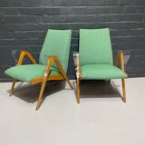 Pair of armchairs by Tatra Nabytok