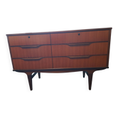 Commode coiffeuse  style scandinave fabrication française Année 50/60