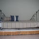 Louis XVI wrought iron bed