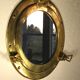 Brass porthole mirror 29 cm