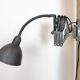 Grey Industrial Gooseneck Scissor Wall Lamp from Elektroinstala, 1960s