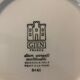 4 flat plates porcelain Gien