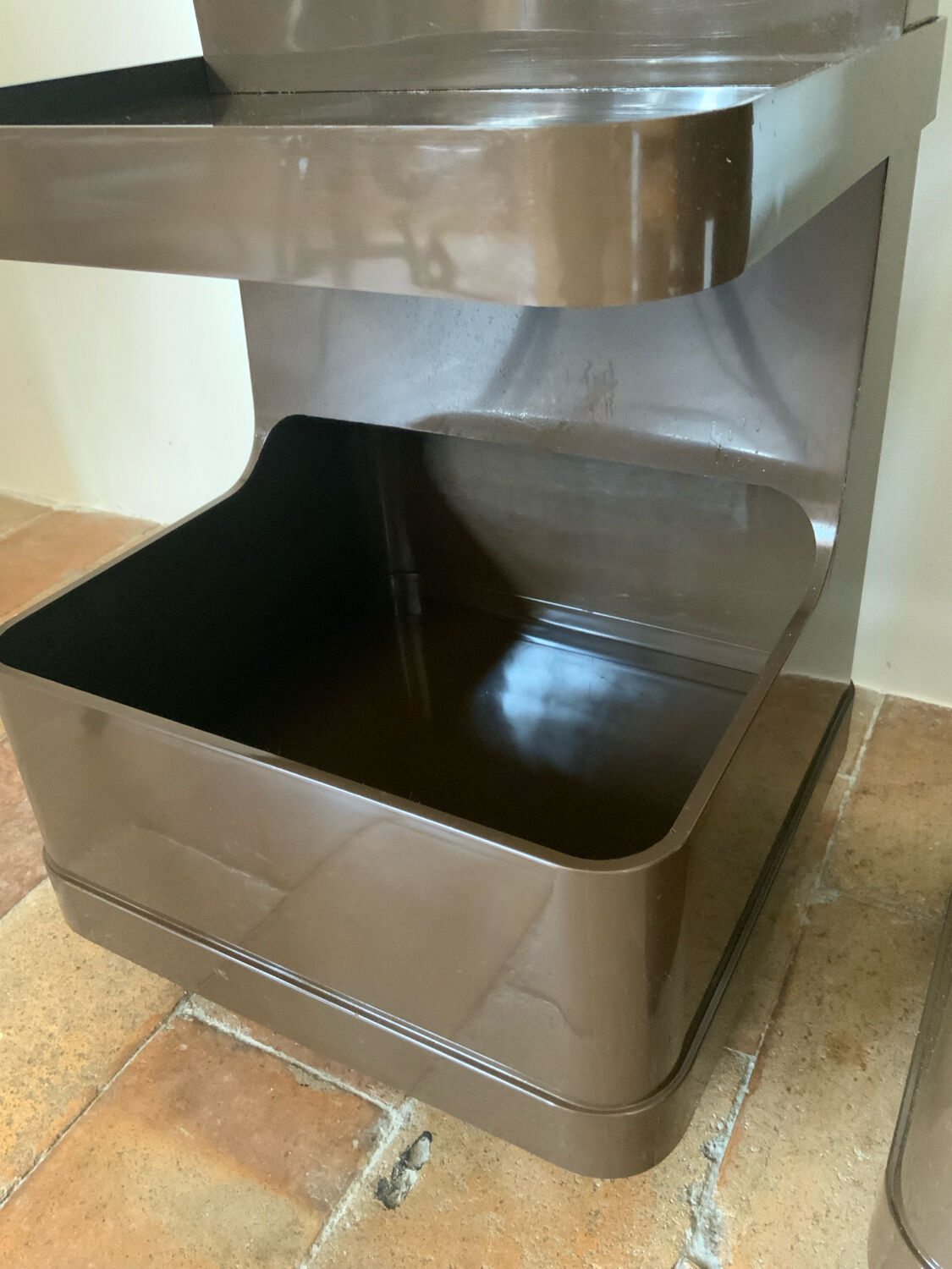 Vintage 70s serving trolleys