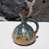 Navy blue sandstone liqueur jug