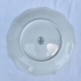 Set of 3 white porcelain cups with pink edging Schirnding Bavaria