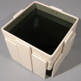 Gianfranco Frattini stacking tables for Cassina – original off-white lacquer