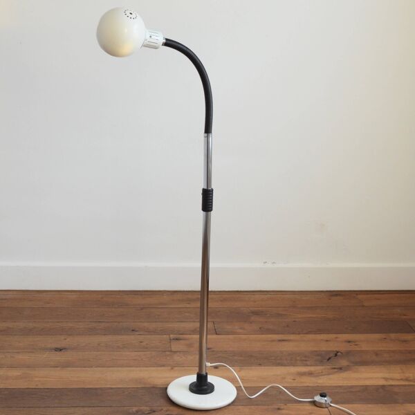 Lampe de sol / Lampadaire spot orientable 1970 vintage