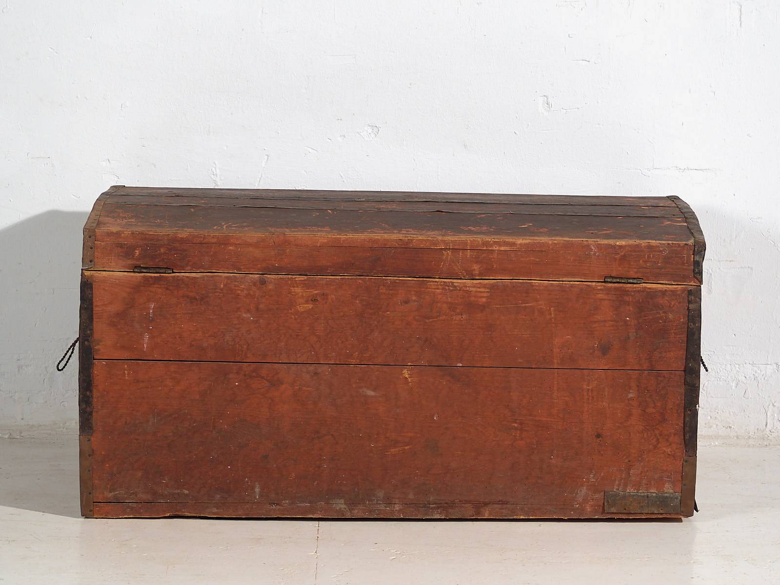 Malle ethnique ancienne peinte à la main (vers 1890) #30