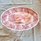 Plat vaisselle anglais rose Villeroy et Boch