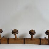 Hook 4 mushrooms, coat rack