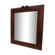 Rectangular antique mirror, wooden frame 37x55cm