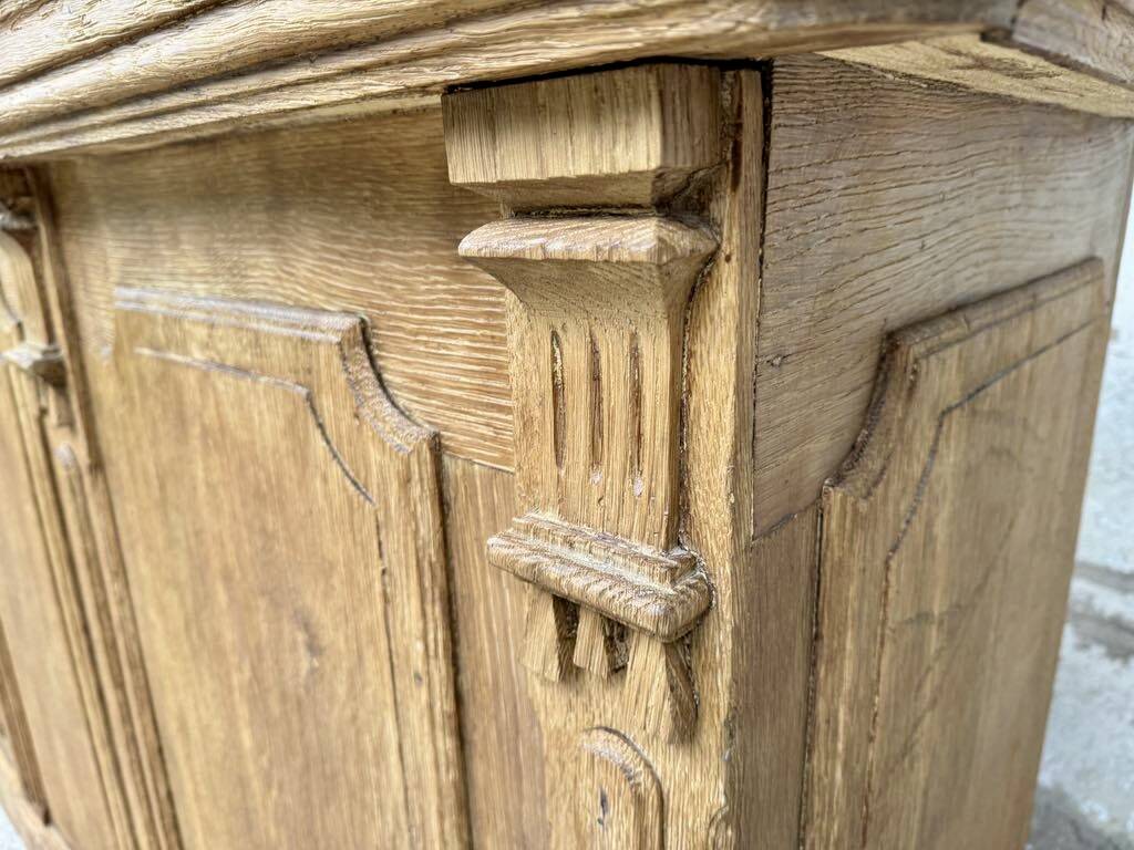 Old oak restaurant bar counter from the early 20th century