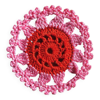 Crochet under glass