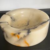 Ashtray empty vintage marble pocket 70s