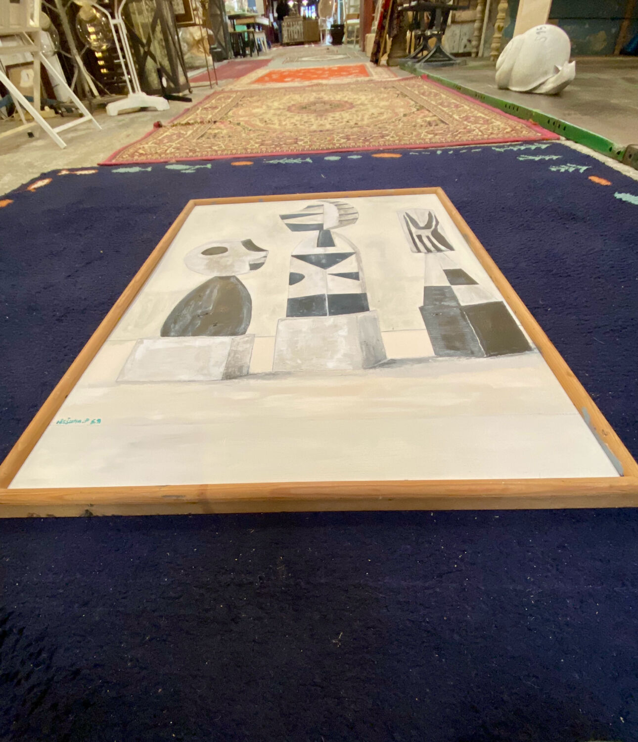 Modern geometric table