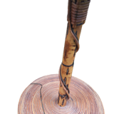 Rattan floor lamp