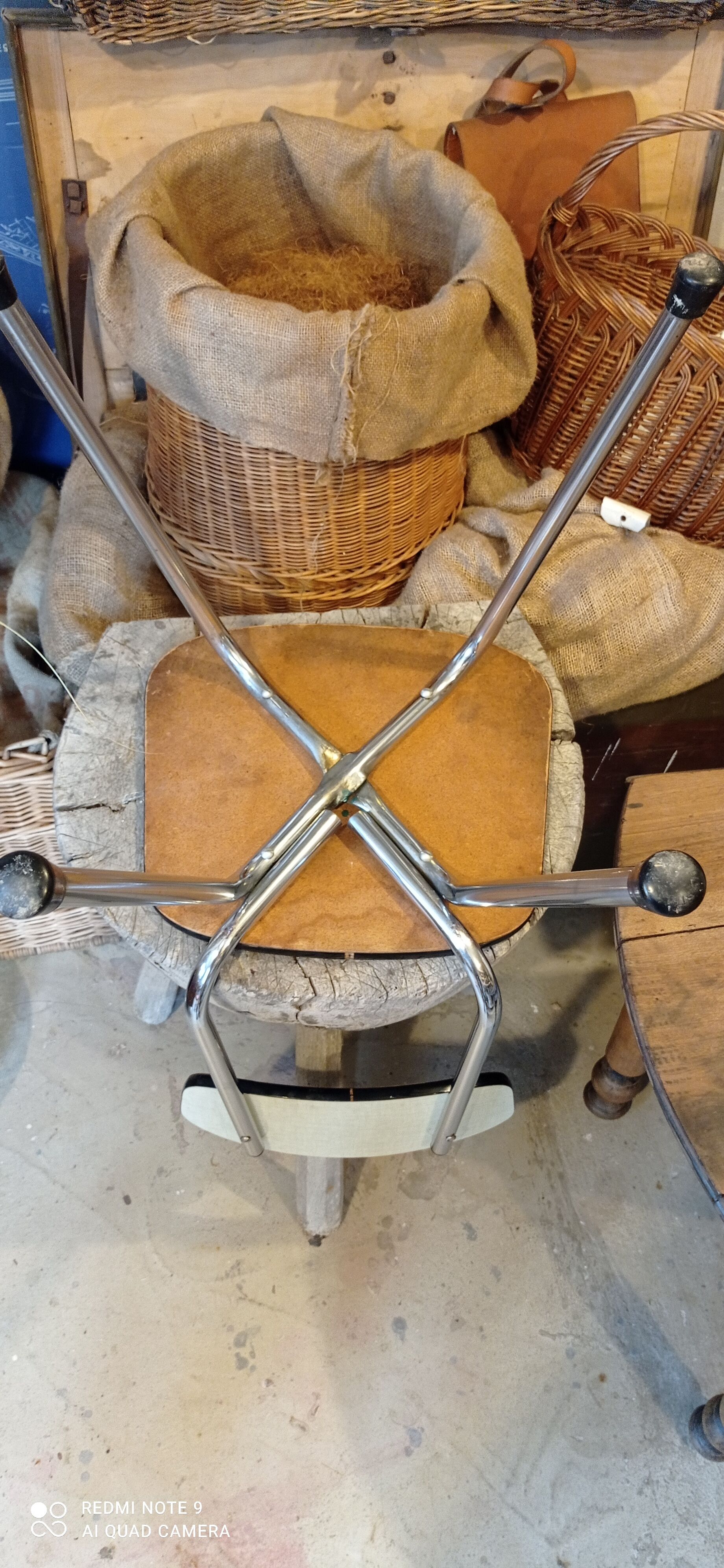 Formica water green chair