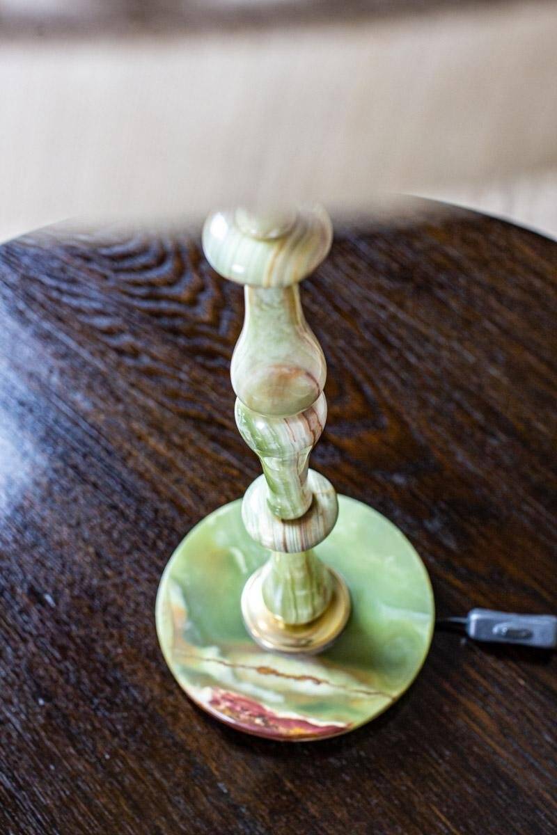 Onyx Table Lamp, 1950s