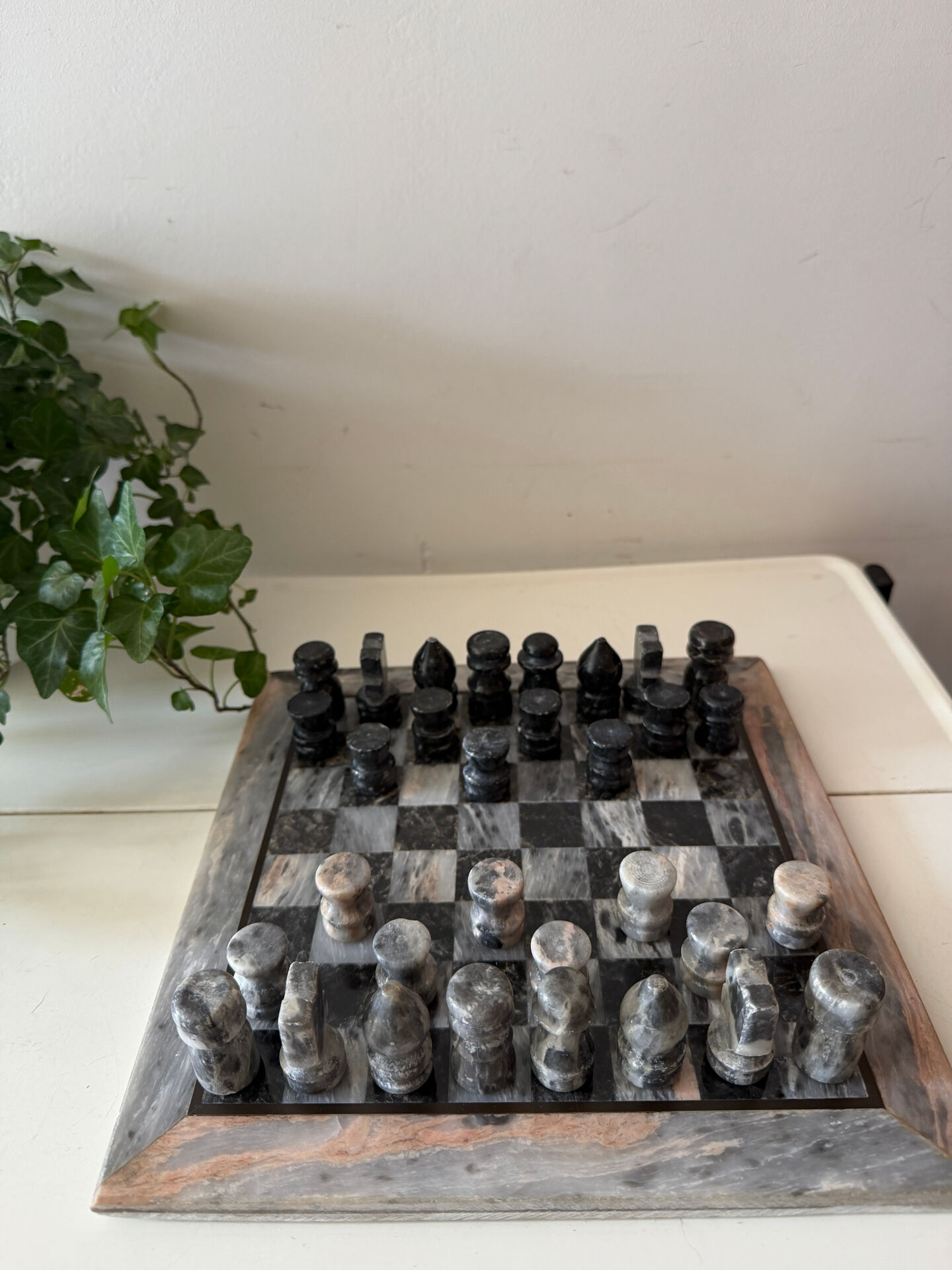 Onyx chess set