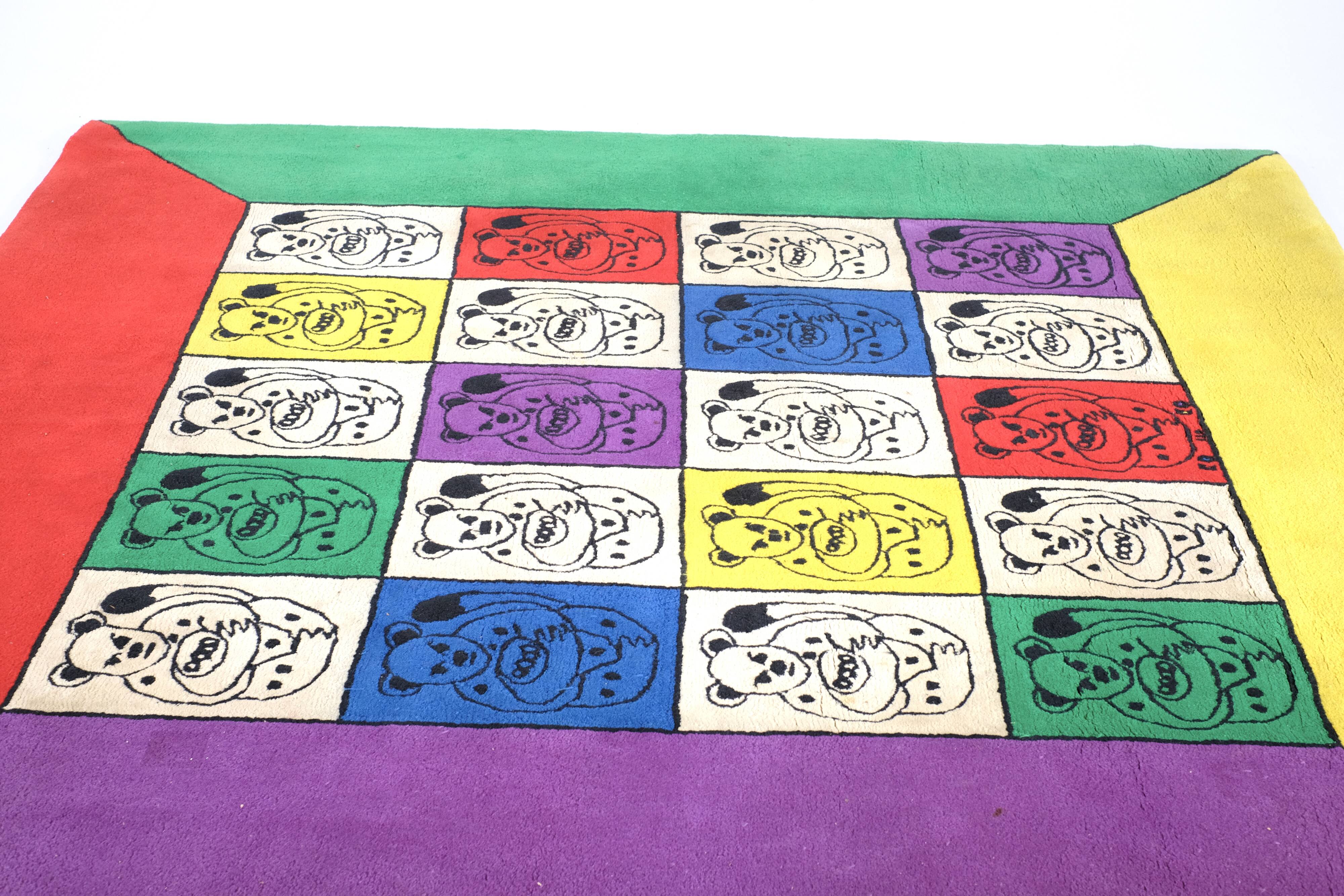 Large rug by Jean Charles de Castelbajac for Ko & Co - 1970s