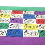 Large rug by Jean Charles de Castelbajac for Ko & Co - 1970s