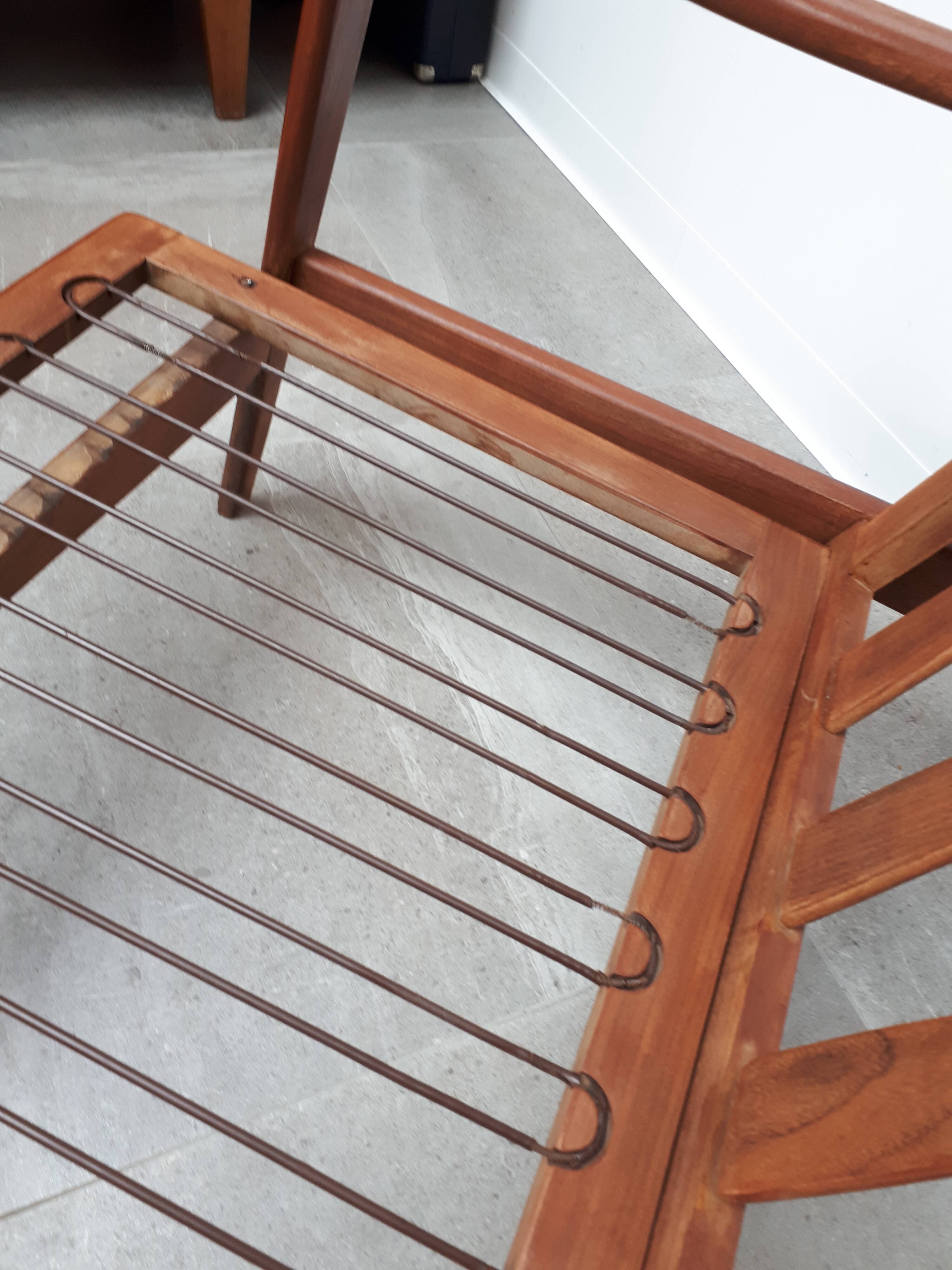 2-seater bench by Arne Walh Iversen 60s